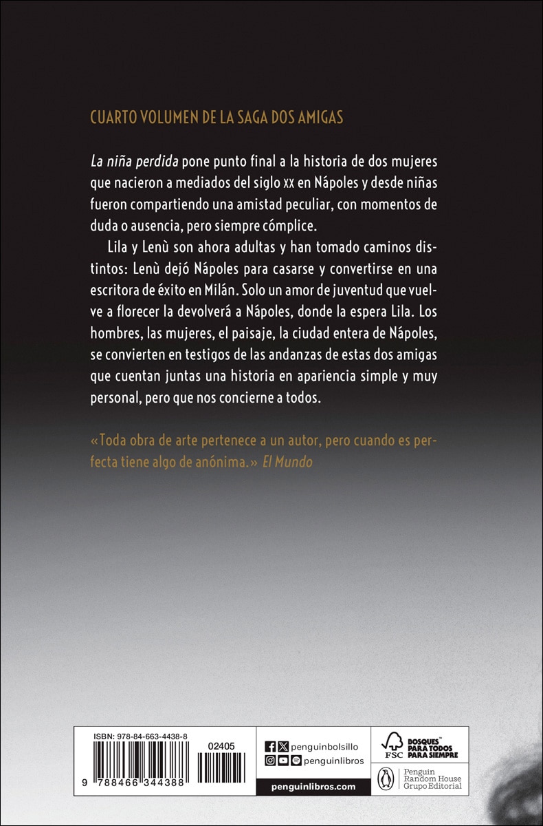 La niña perdida (Dos amigas 4)  (Tapa blanda) 2