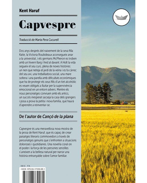 Imagen 0 de Capvespre (Tapa blanda)