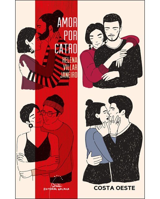 Imagem 0 de Amor por catro. Catro amores primeiros (Capa mole com abas)