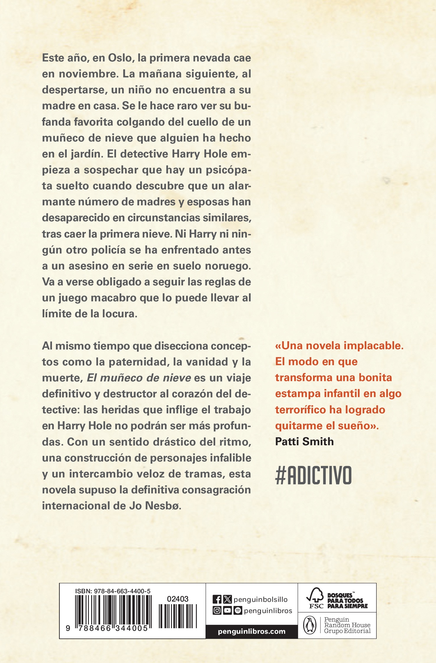 El muñeco de nieve (Harry Hole 7) 2