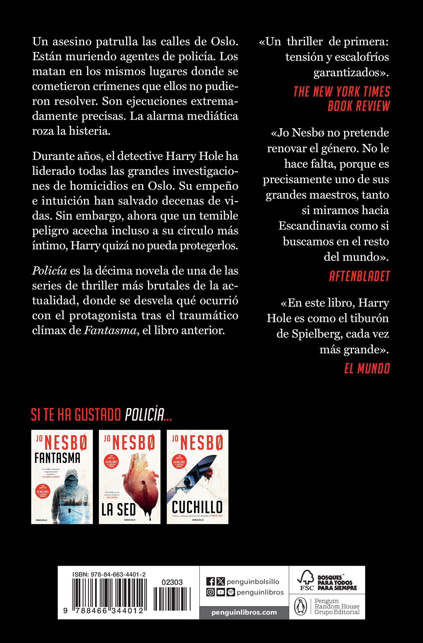 Policía (harry hole 10)(Tapa blanda) 2