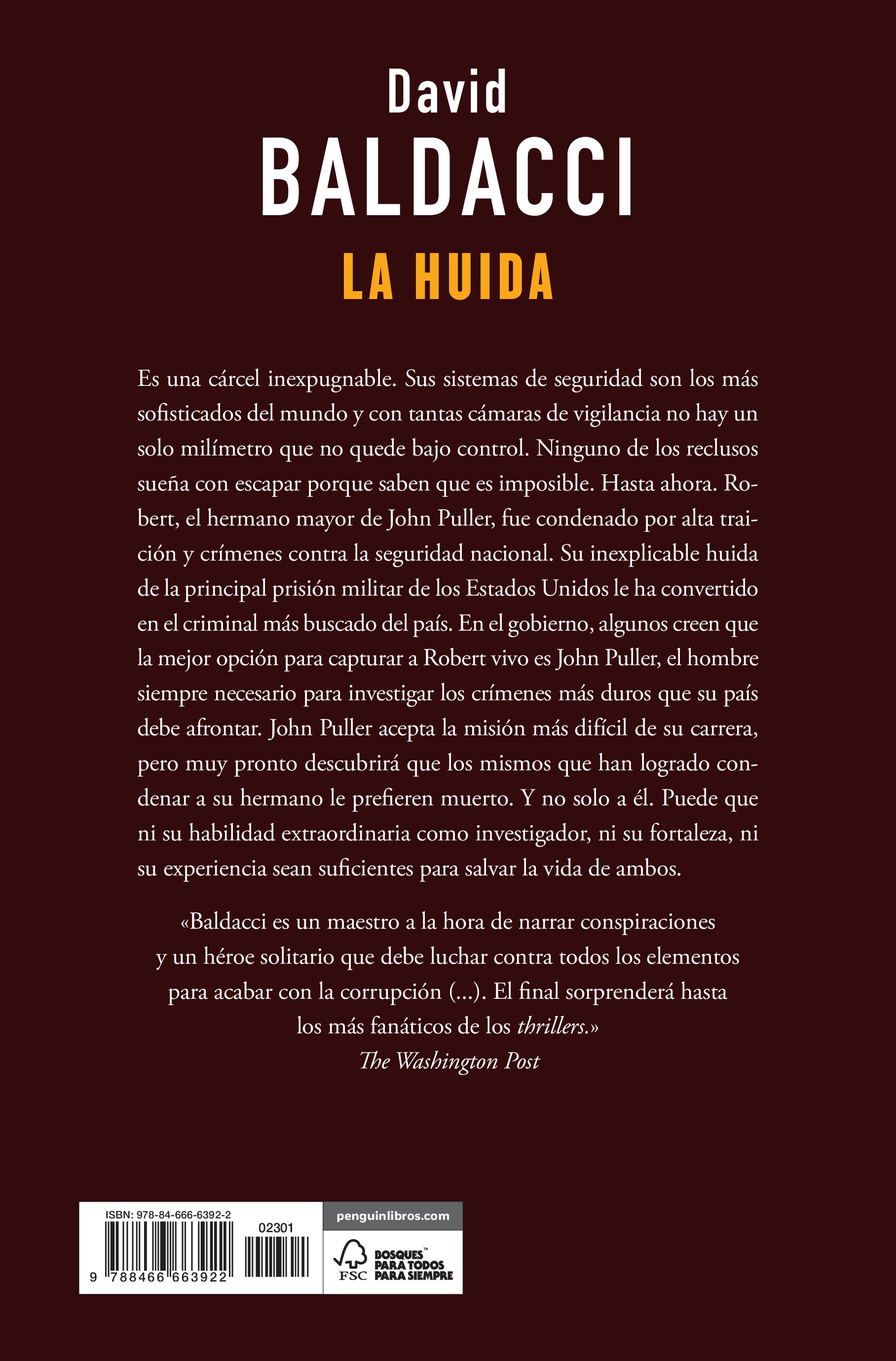 La huida (Serie John Puller 3) (Bolso) (Capa mole) 2