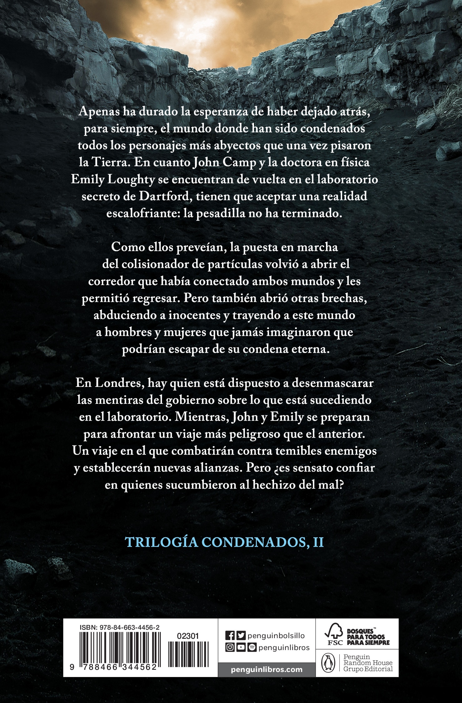 La puerta de las Tinieblas (Trilogía Condenados 2)  (Bolsillo) (Tapa blanda) 2