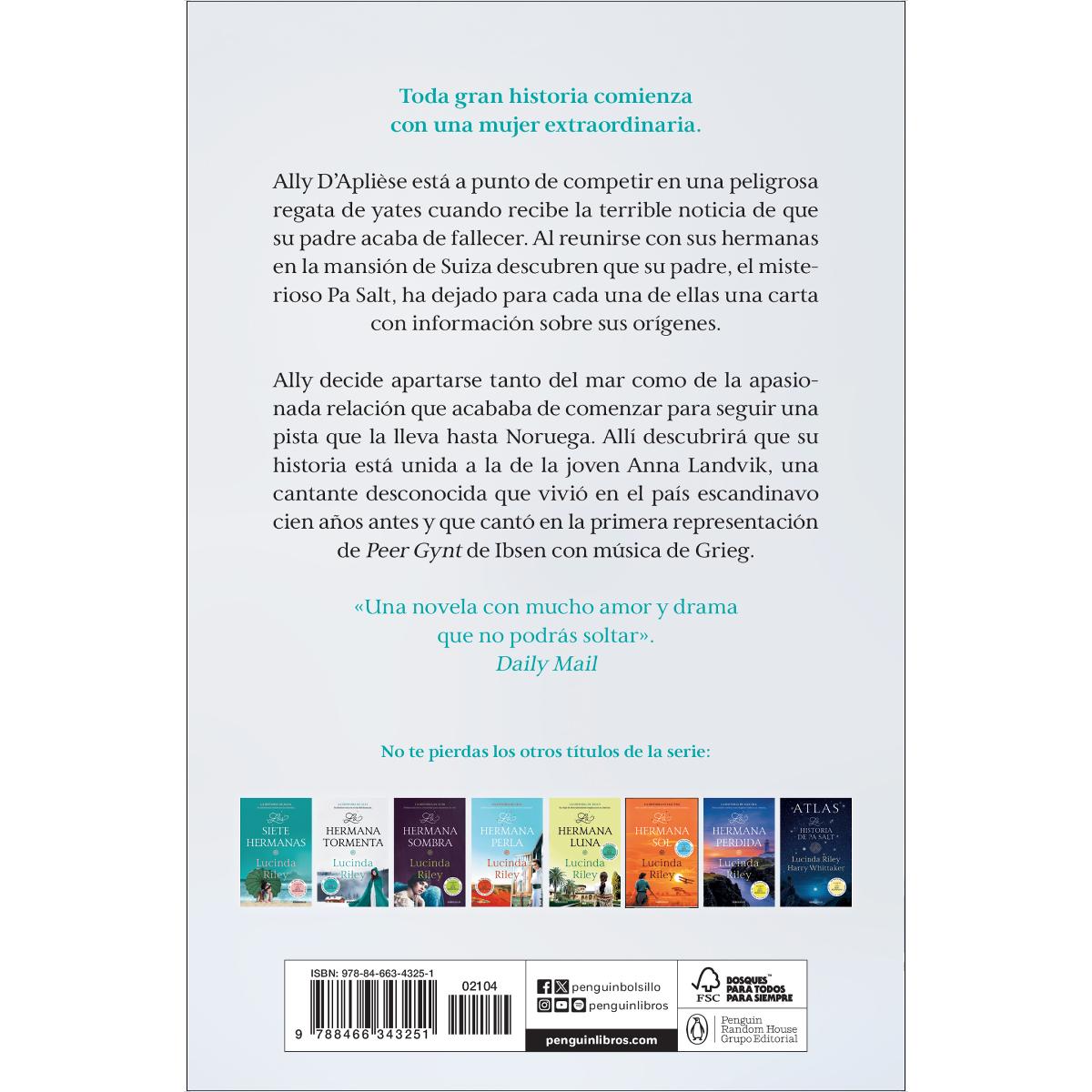 La hermana tormenta (Las Siete Hermanas 2): La historia de Ally (Bolsillo) (Tapa blanda) 2
