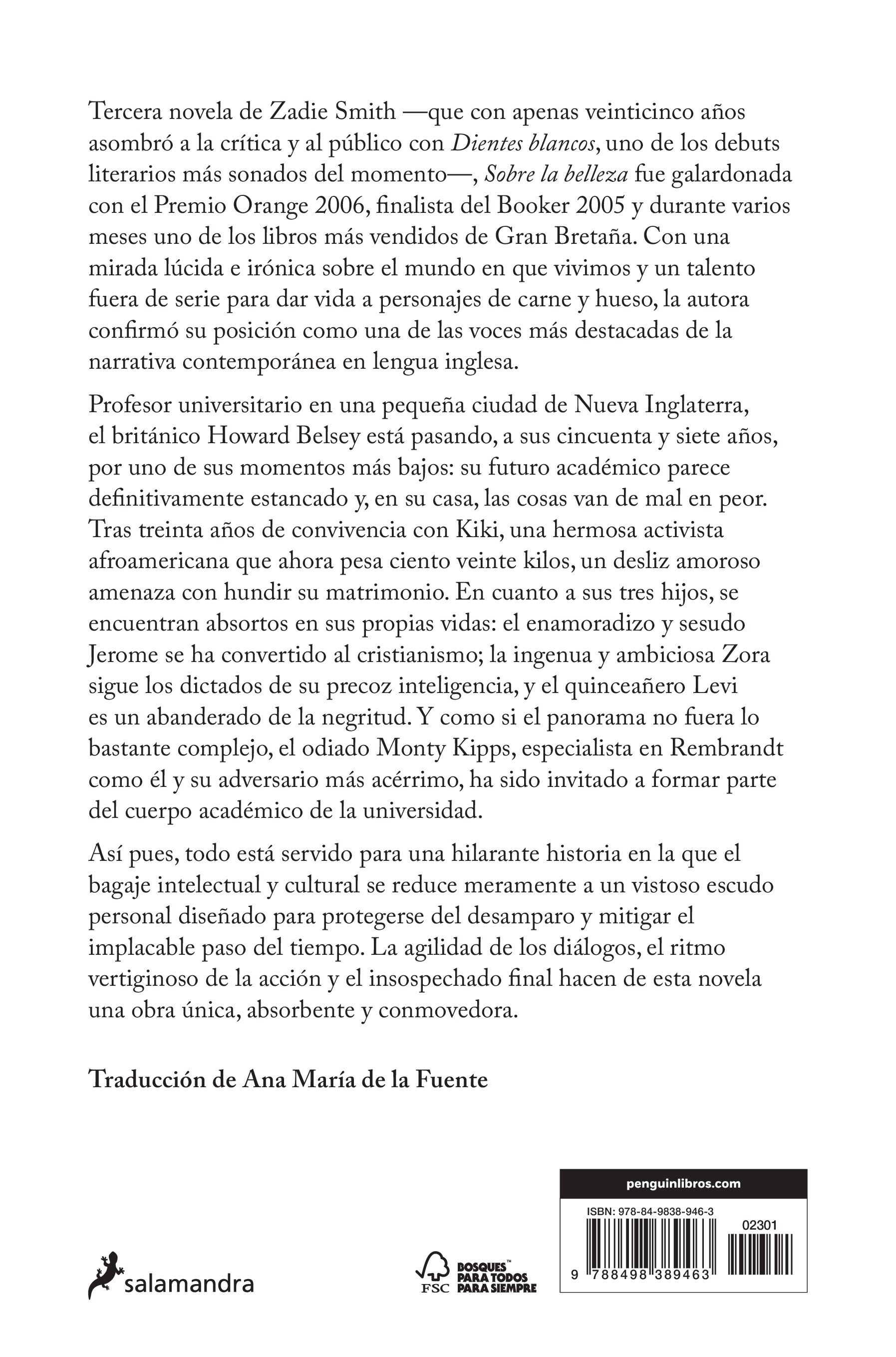 Imagen 2 de Sobre la belleza (Tapa blanda)