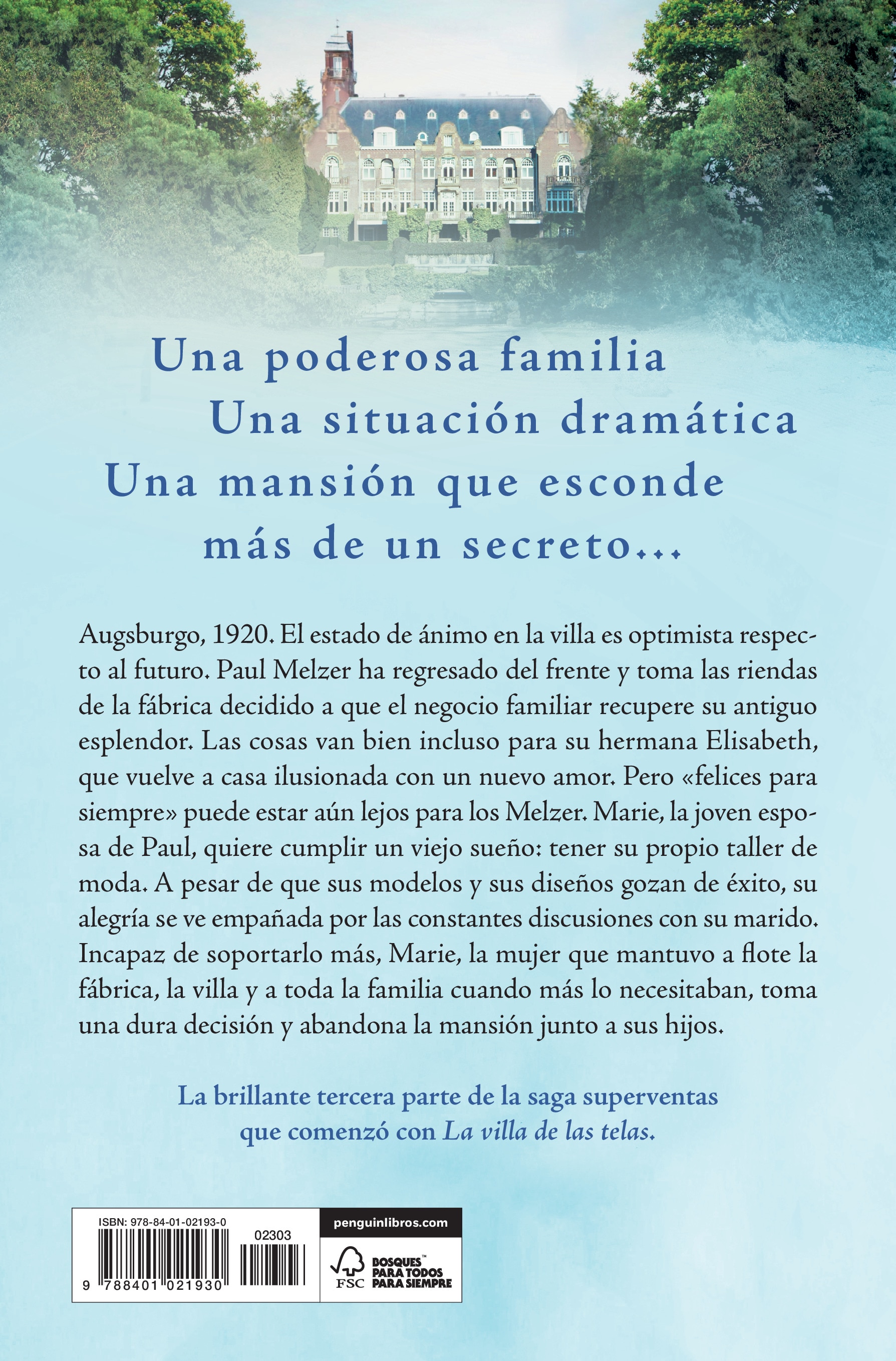 El legado de la villa de las telas (La villa de las telas 3)  (Tapa blanda) 2