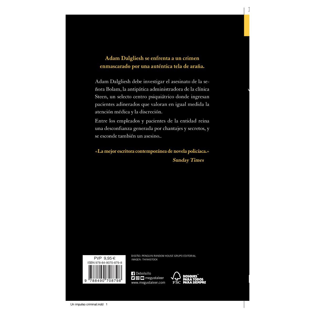 Un impulso criminal (Adam Dalgliesh 2) (Bolso) (Capa mole) 2
