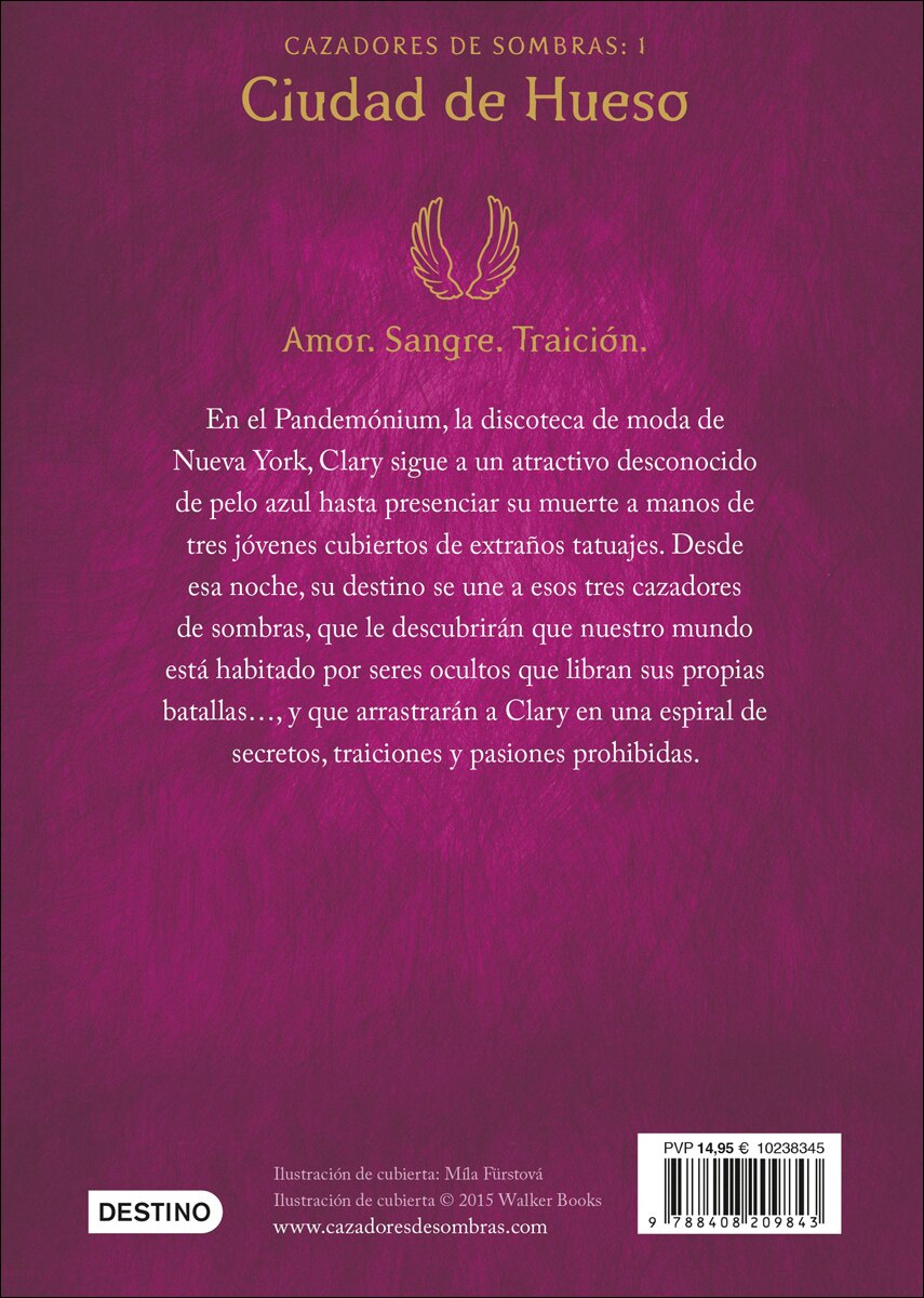 Ciudad de Hueso: Cazadores de sombras: 1  (Tapa blanda con sobrecubierta) 3