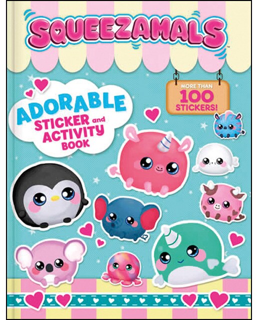 Squeezamals: adorable sticker and activity book