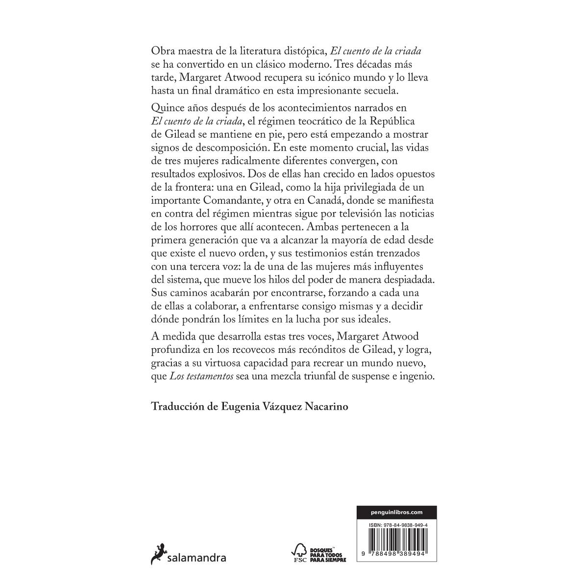 Los testamentos (Tapa blanda) 2