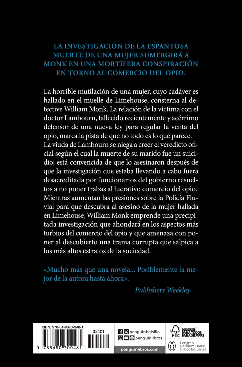 Un mar oscuro (Detective William Monk 18) (Capa mole) 2