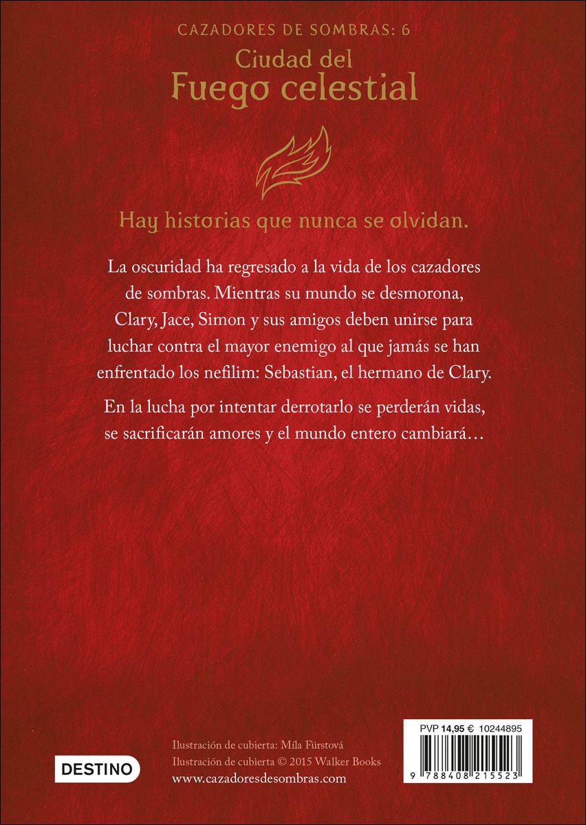 Ciudad del Fuego celestial (Cazadores de sombras, 6) (Tapa blanda con sobrecubierta) 2