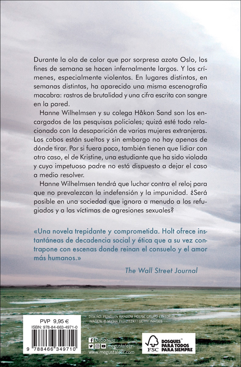 Bienaventurados los sedientos (hanne wilhelmsen 2)(Bolsillo) (Tapa blanda) 2