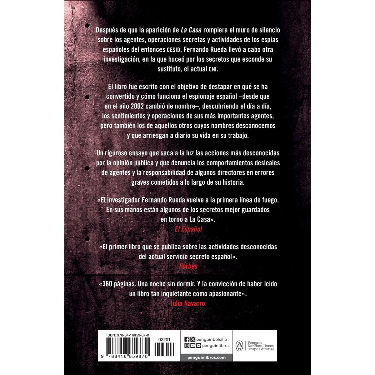 La Casa II: CNI: Agentes, operaciones secretas y acciones inconfesables de los espías españoles (Bolso) (Capa mole) 2