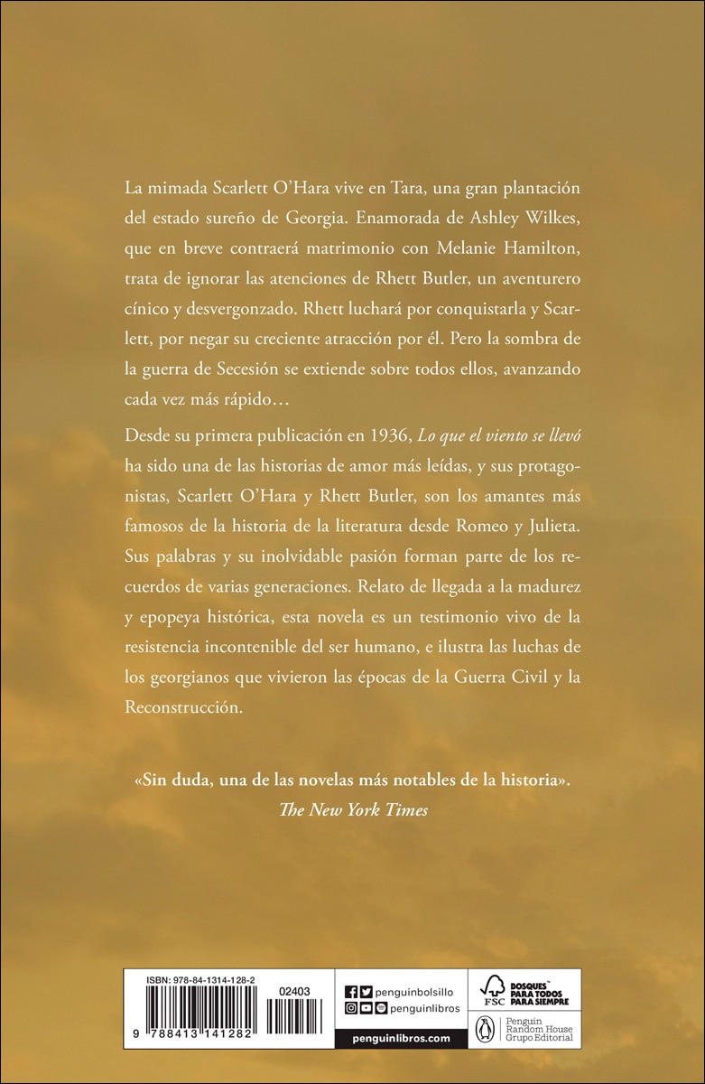 Lo que el viento se llevó(Bolsillo) (Tapa blanda) 2
