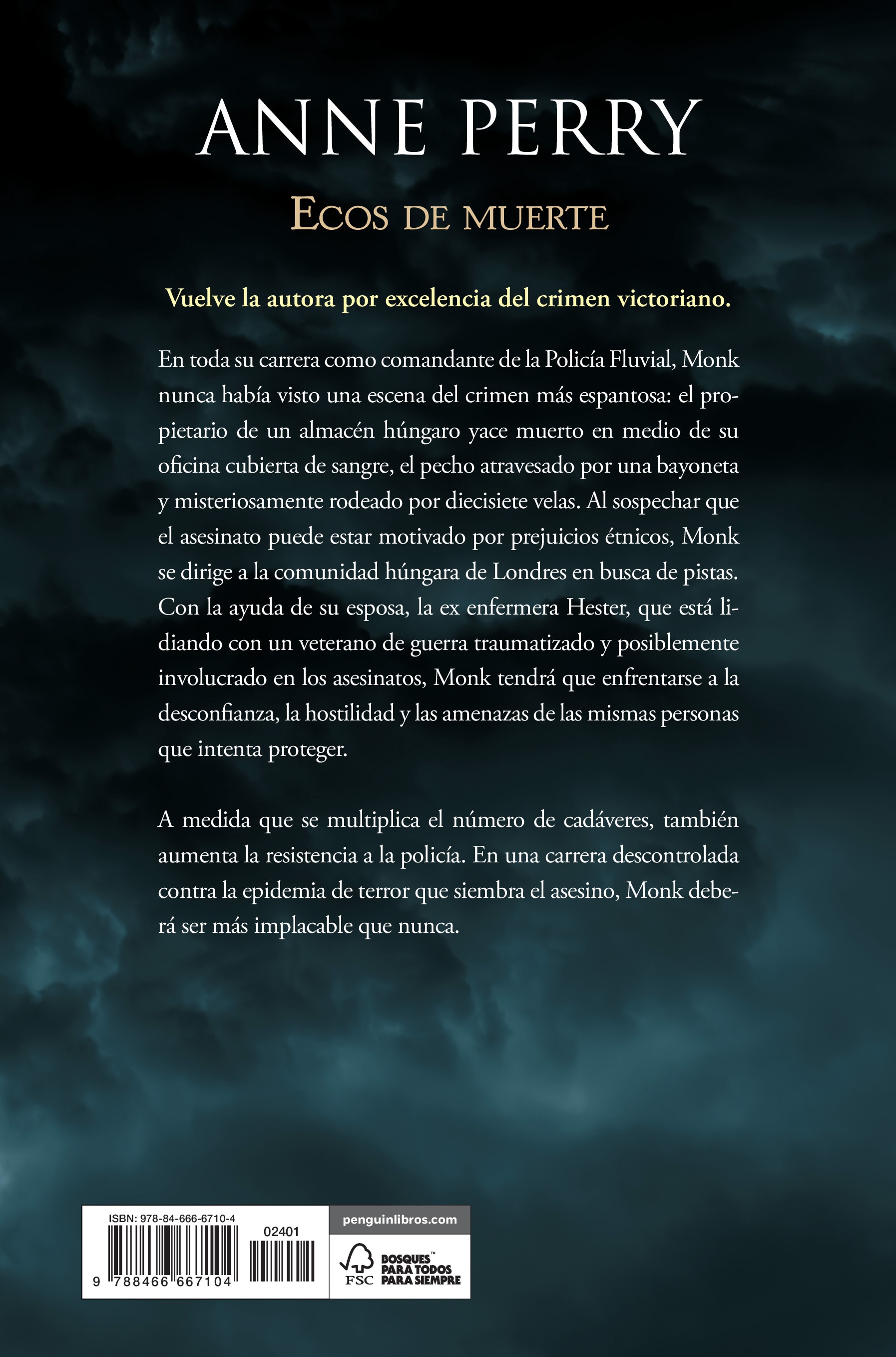 Ecos de muerte (Detective William Monk 23)  (Tapa blanda) 2