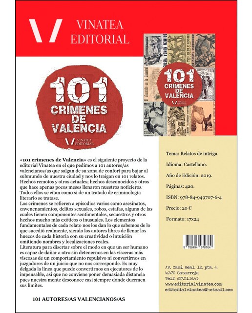 101 crímenes de valencia(Tapa blanda) 1