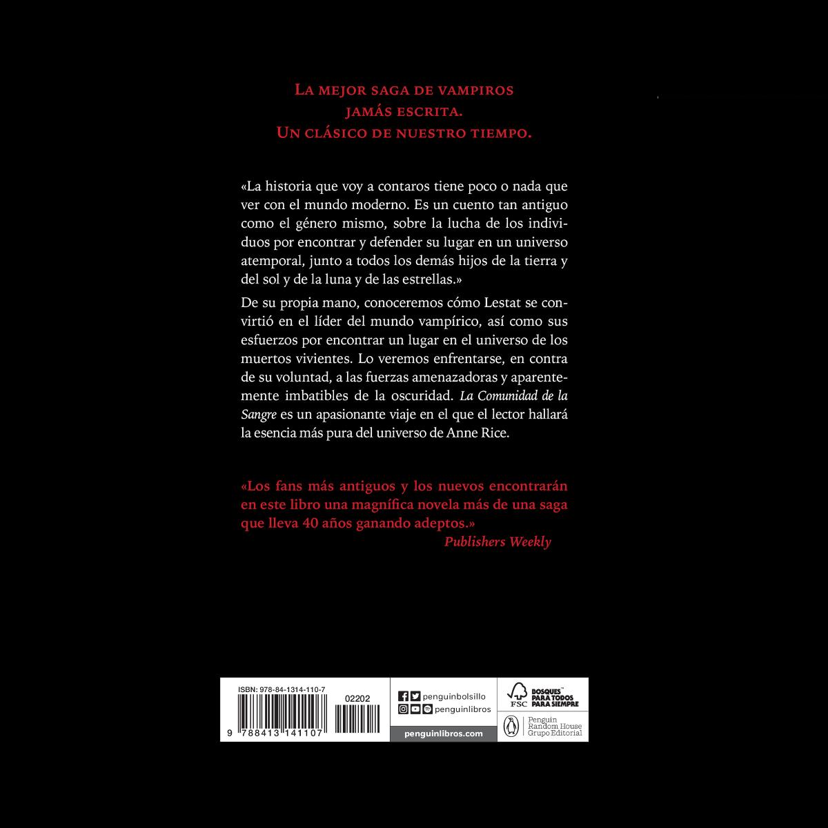 La comunidad de la sangre (Crónicas Vampíricas 13) (Tapa blanda Bolsillo) 2
