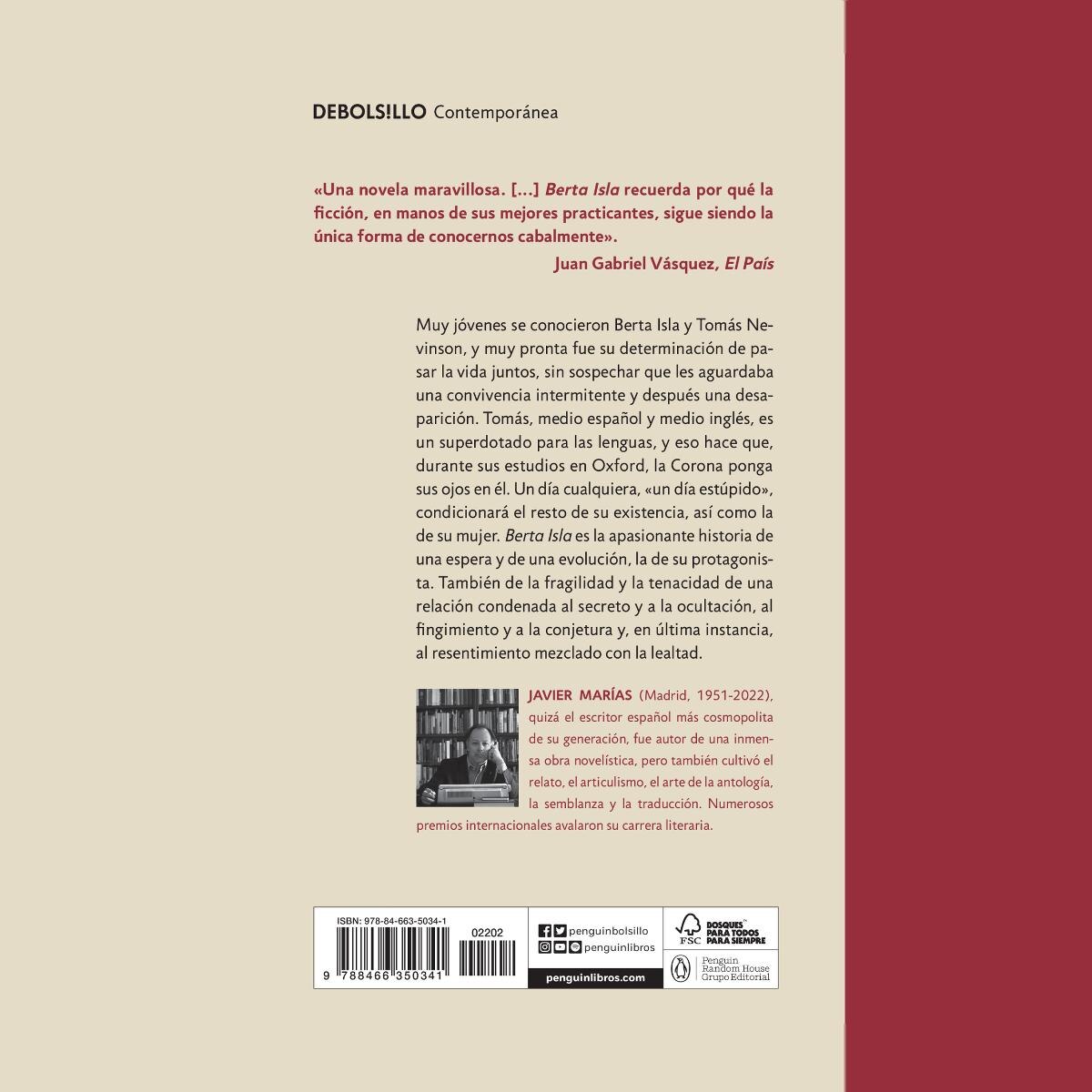 Berta Isla  (Bolsillo) (Tapa blanda) 2