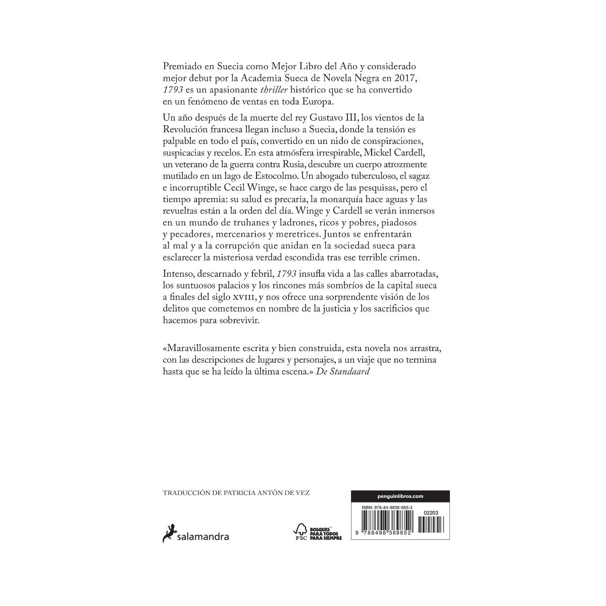 1793 (Trilogía de Estocolmo 1) (Tapa blanda) 2