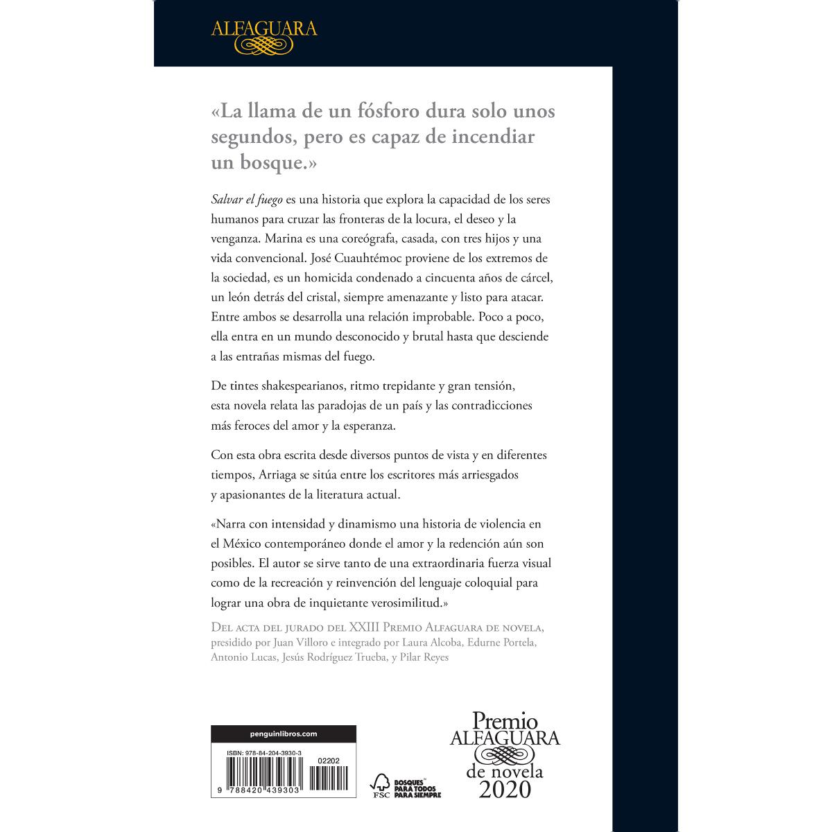 Salvar el fuego (Premio Alfaguara de novela 2020)  (Tapa blanda) 2