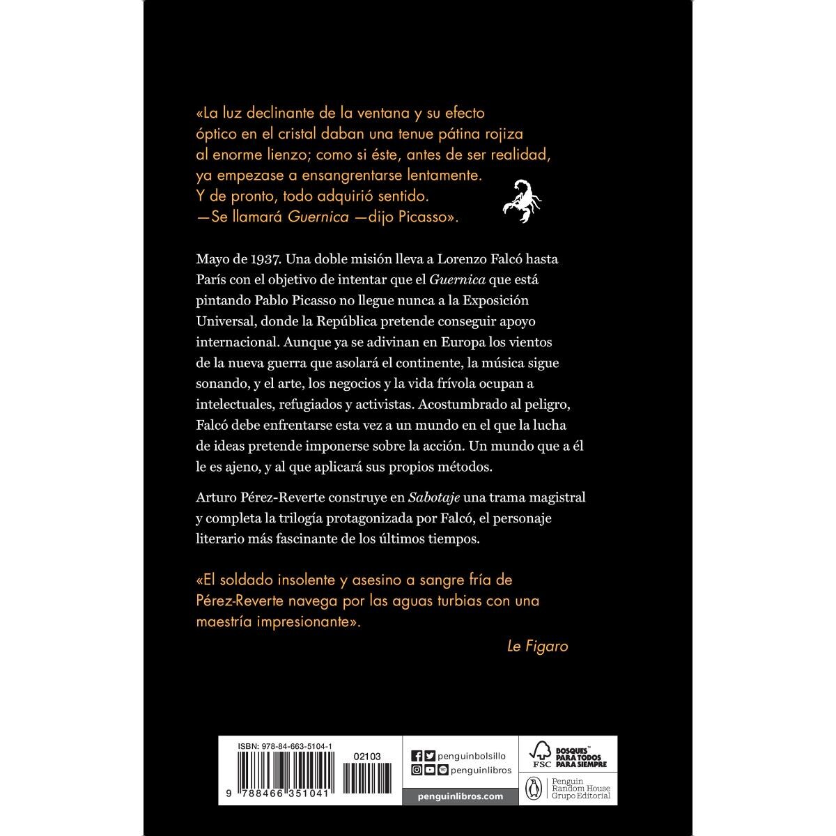 Sabotaje (Serie Falcó)  (Bolsillo) (Tapa blanda) 2