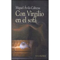 Con virgilio en el sofá