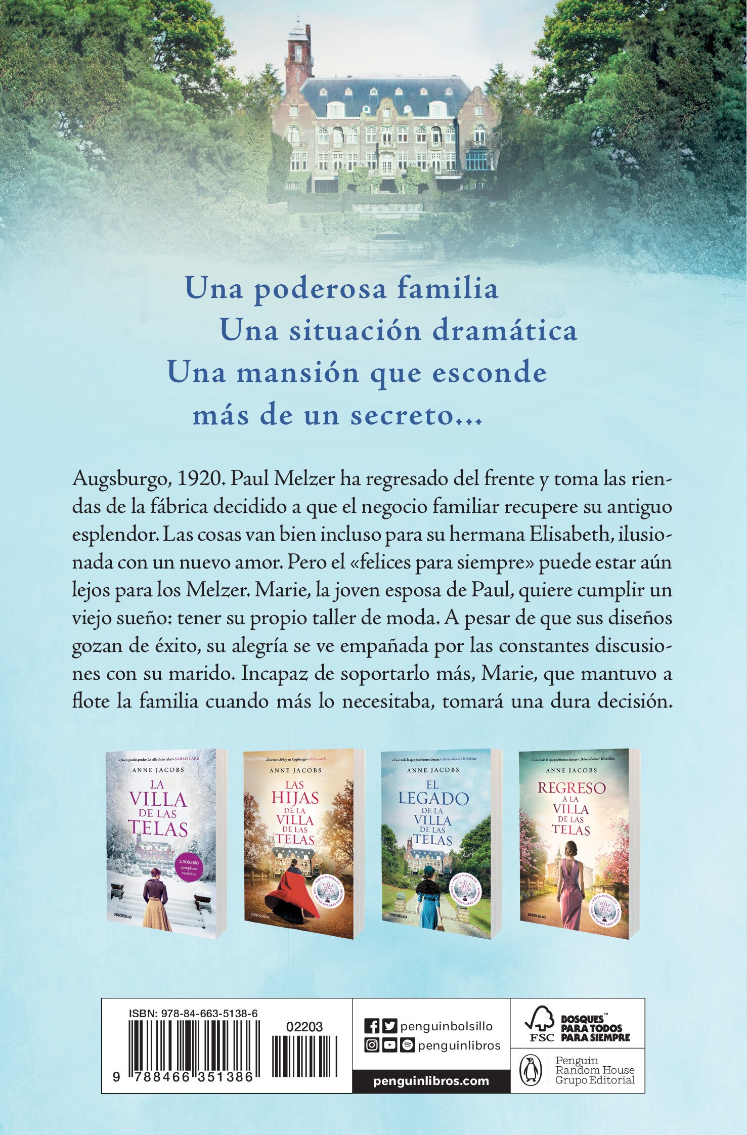 El legado de la villa de las telas (la villa de las telas 3)(Bolsillo) (Tapa blanda) 2