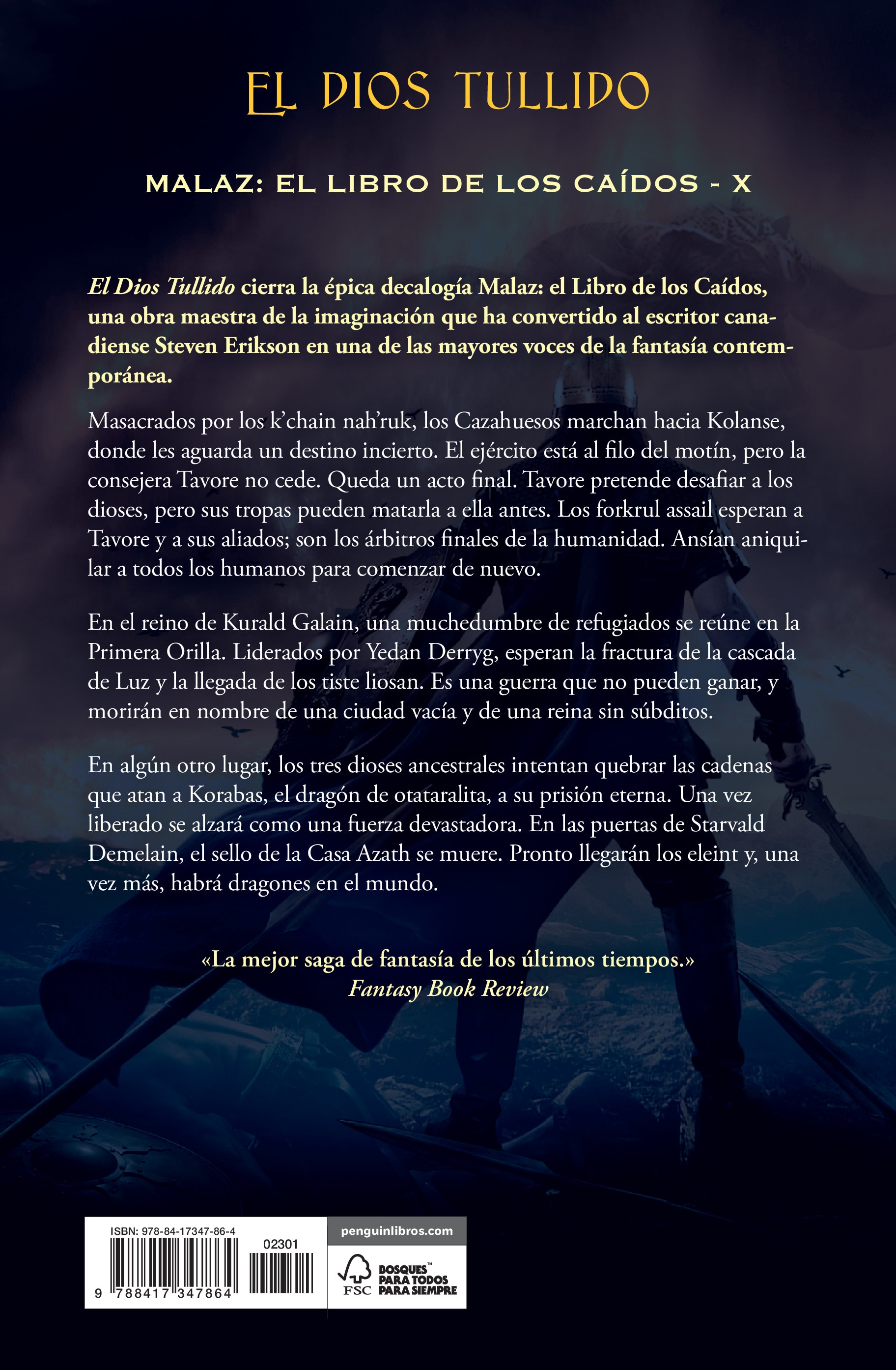 El Dios Tullido. Malaz X (Malaz: El Libro de los Caídos 10) (Tapa dura) 2