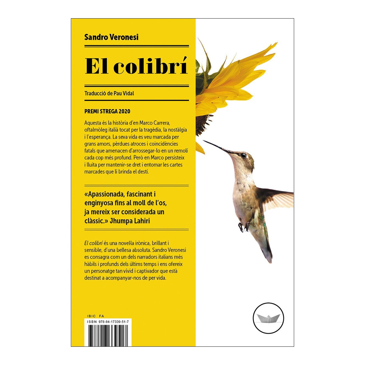 Imagen 0 de El colibrí (Tapa blanda)