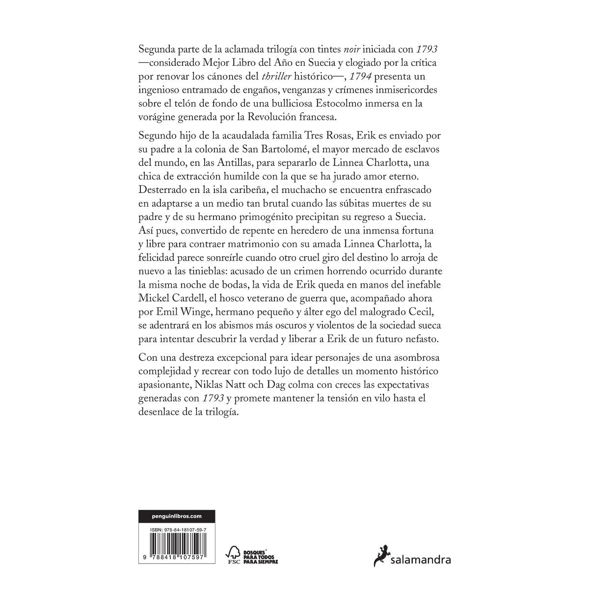 1794 (Trilogía de Estocolmo 2) (Capa mole) 2