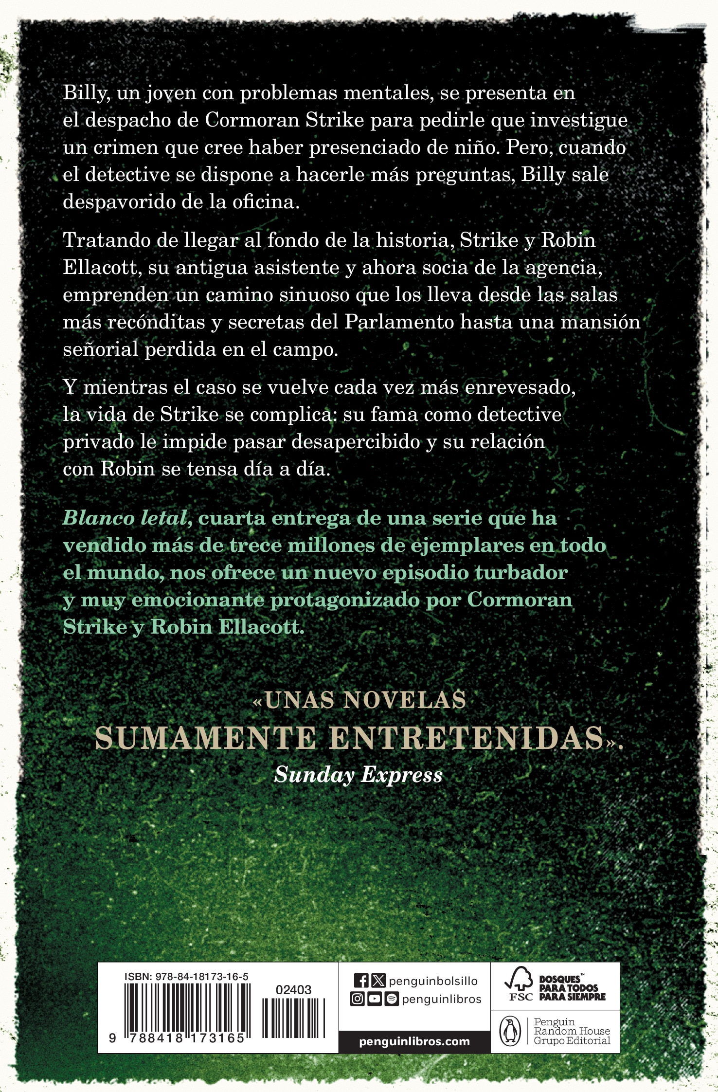 Blanco letal (Cormoran Strike 4) (Capa mole) 2