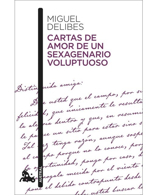 Portada de Cartas de amor de un sexagenario voluptuoso