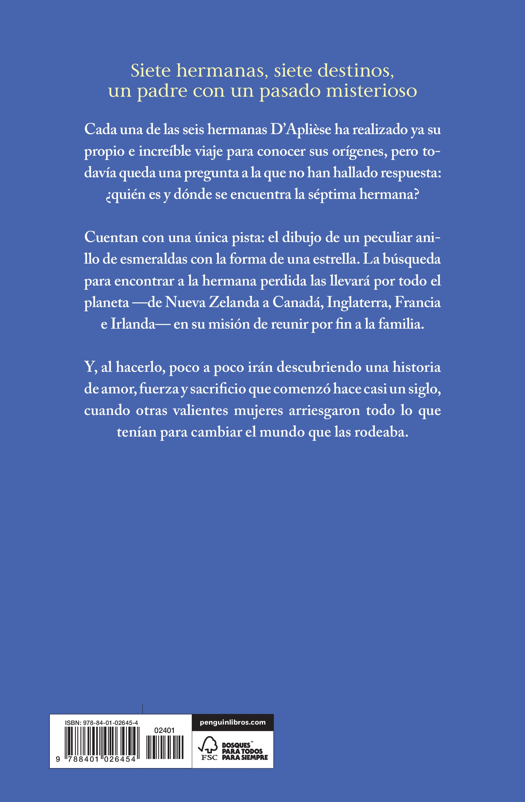 La hermana perdida (Las Siete Hermanas 7)  (Tapa dura) 2
