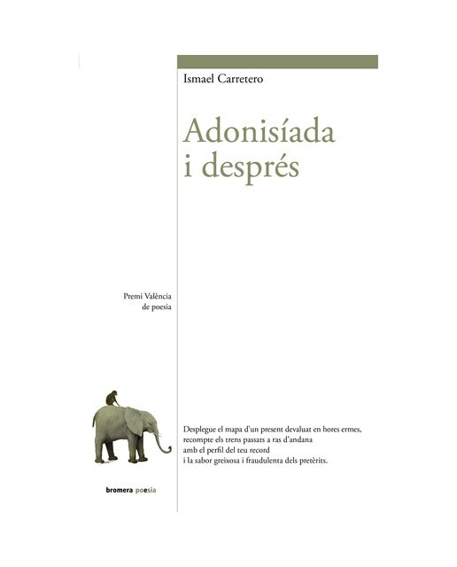 Imagen 0 de Adonisíada i després  (Tapa blanda con solapas)
