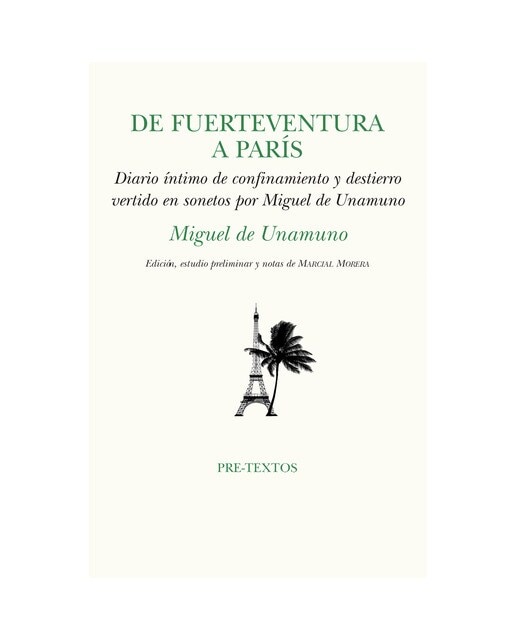 Imagen 0 de De fuerteventura a parís: Confinamiento y destierro vertido en sonetos por miguel de unamuno (Tapa blanda)