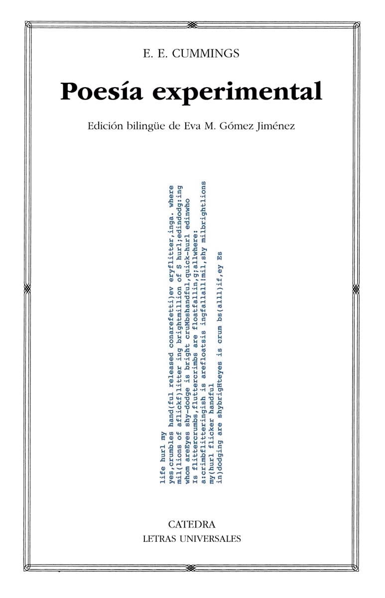 Imagen 0 de Poesía experimental  (Tapa blanda con solapas)