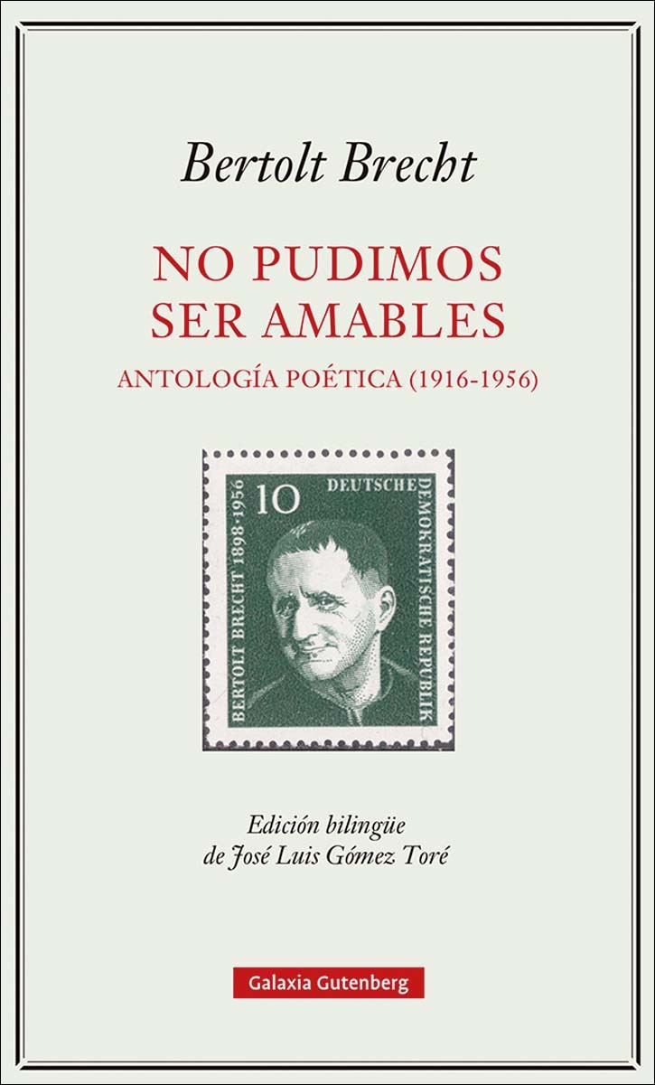 Imagem 0 de No pudimos ser amables. Antología poética (1916-1956)