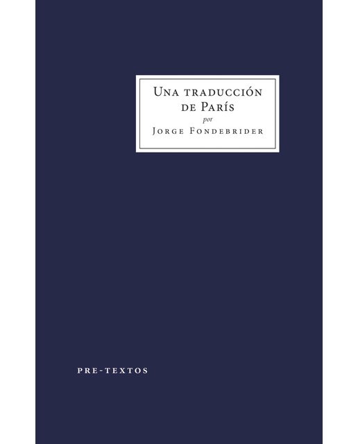 Imagen 0 de Una traducción de parís (Tapa blanda con solapas)