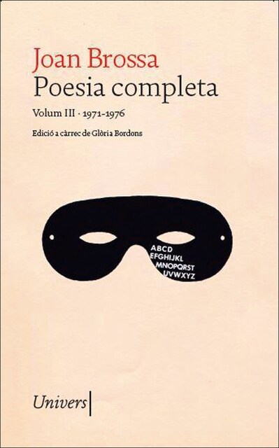 Imagem 0 de Poesia completa Joan Brossa: Volum III (1971-1976) (Capa mole com abas)