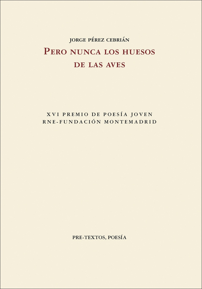 Imagen 0 de Pero nunca los huesos de las aves  (Tapa blanda con solapas)