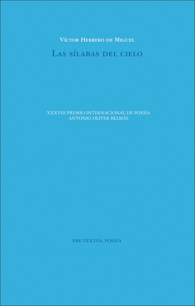 Las sílabas del cielo (Capa mole com abas) 1