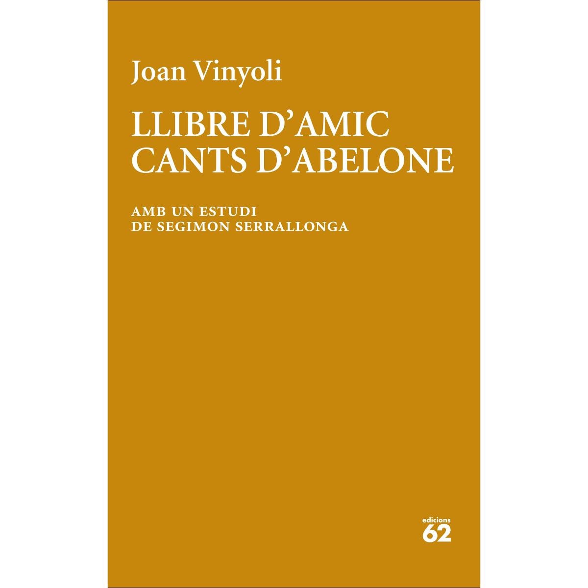 Imagem 0 de Llibre d'amic/Cants d'Abelone (Capa mole com abas)