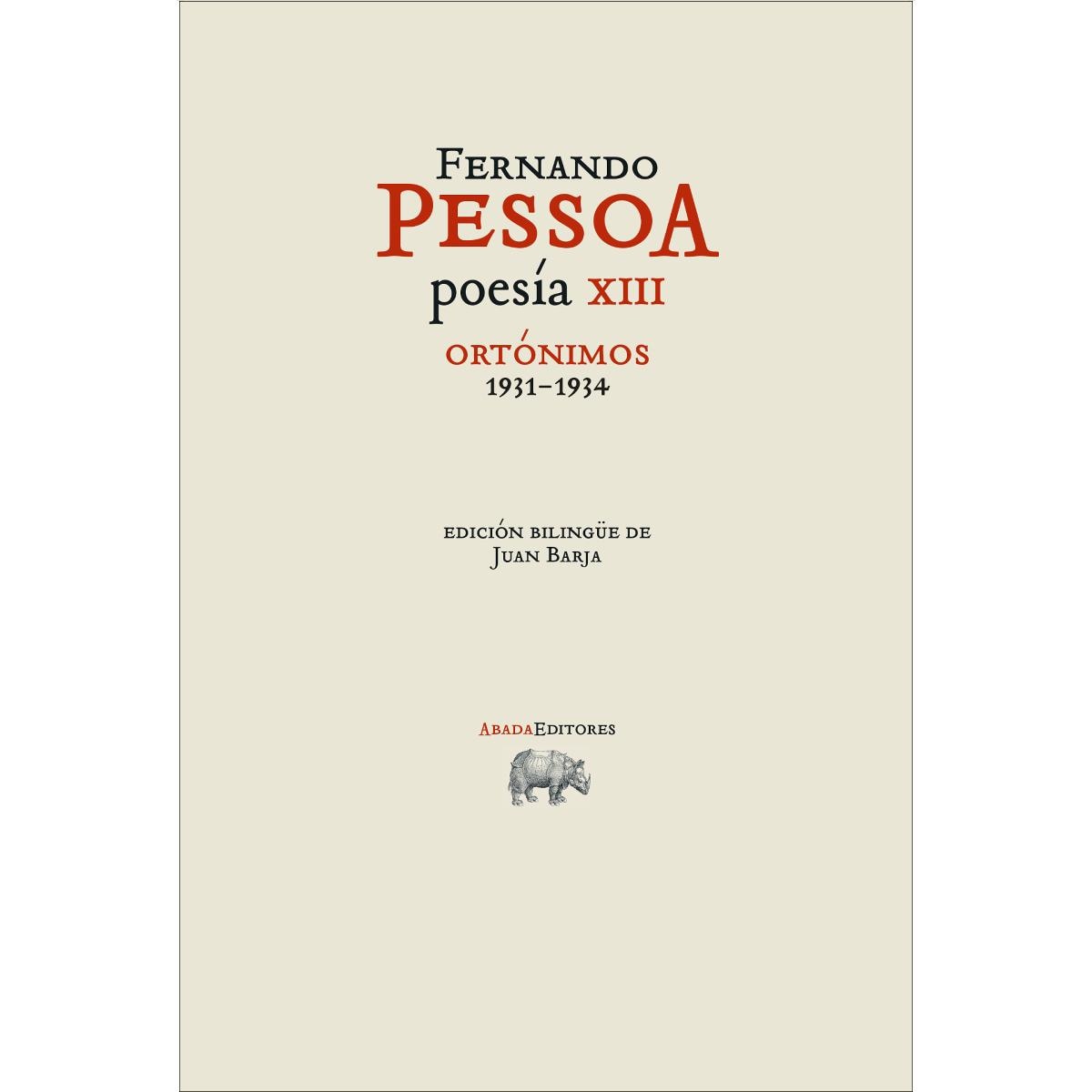 Imagem 0 de Poesía XIII. Ortónimos (1931-1934)
