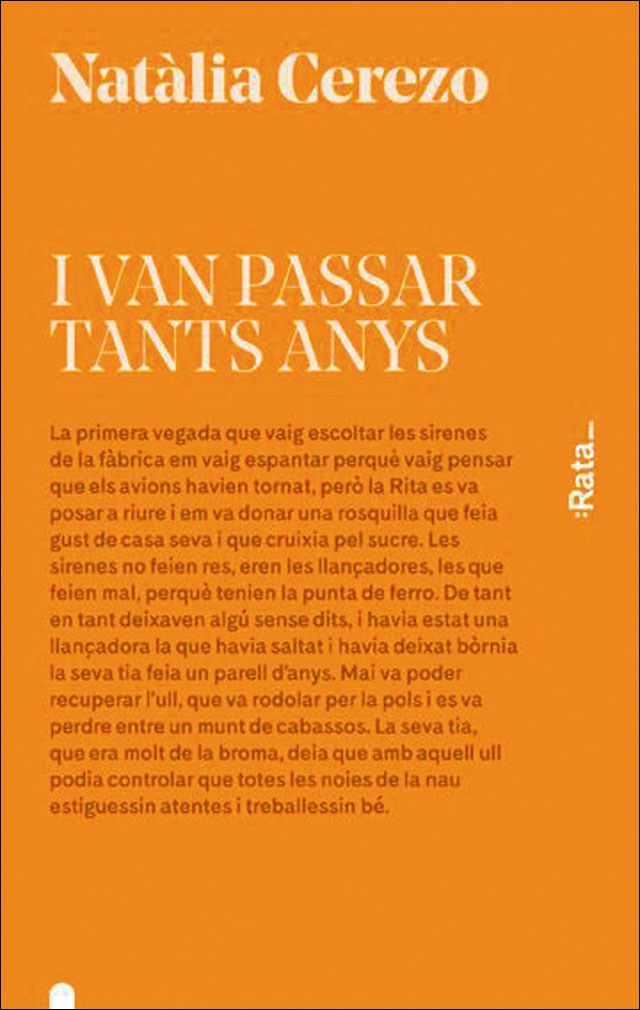 Imagen 0 de I van passar tants anys (Tapa blanda)