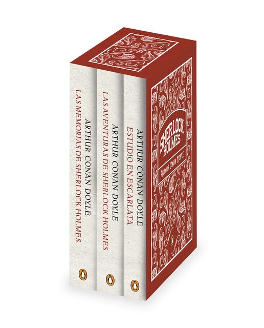 Sherlock Holmes (pack con: Estudio en Escarlata | Las aventuras de Sherlock Holmes | Las memorias de Sherlock Homes) (Bolso) (Capa mole) 1