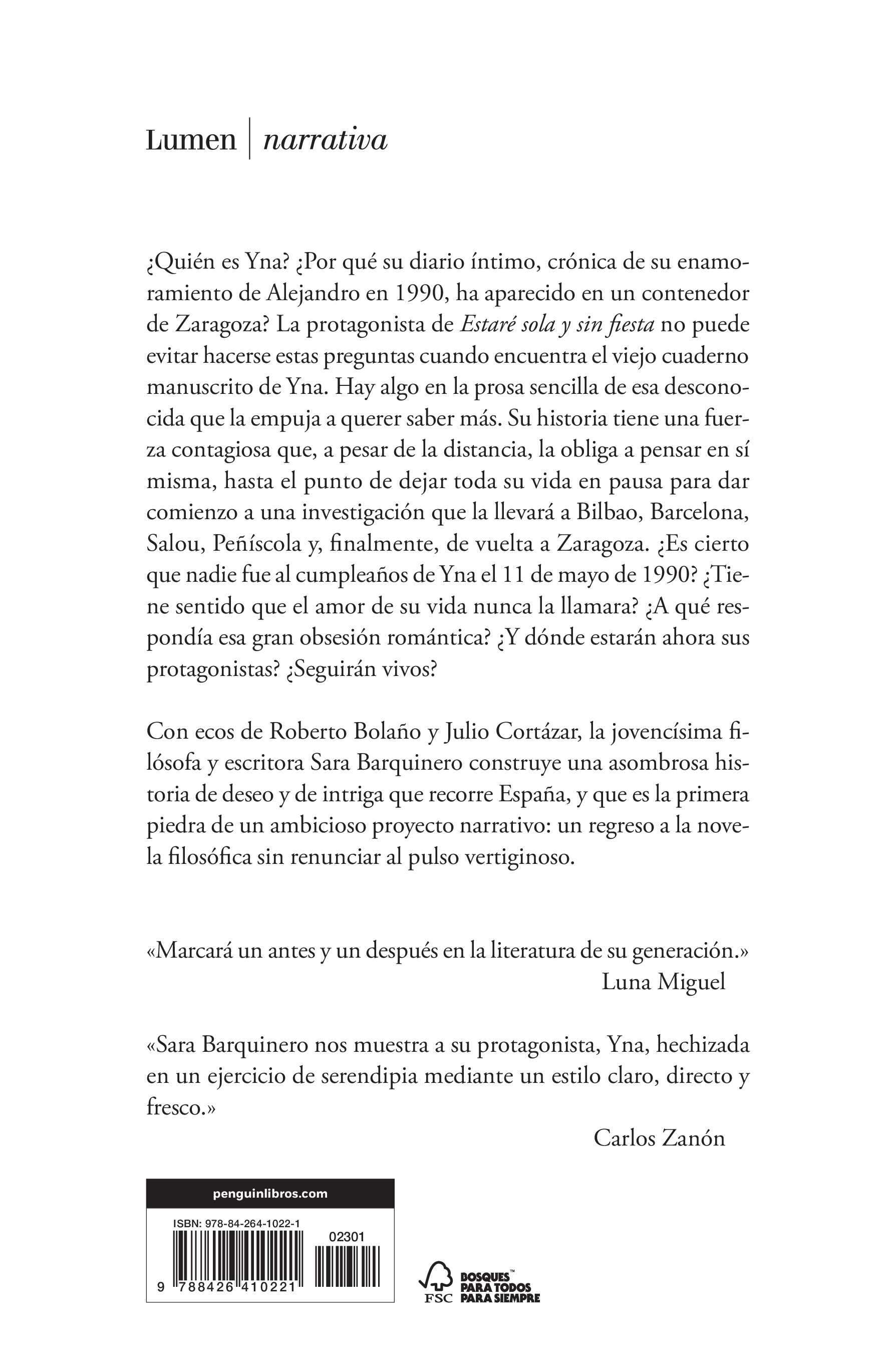 Imagen 2 de Estaré sola y sin fiesta (Tapa blanda)
