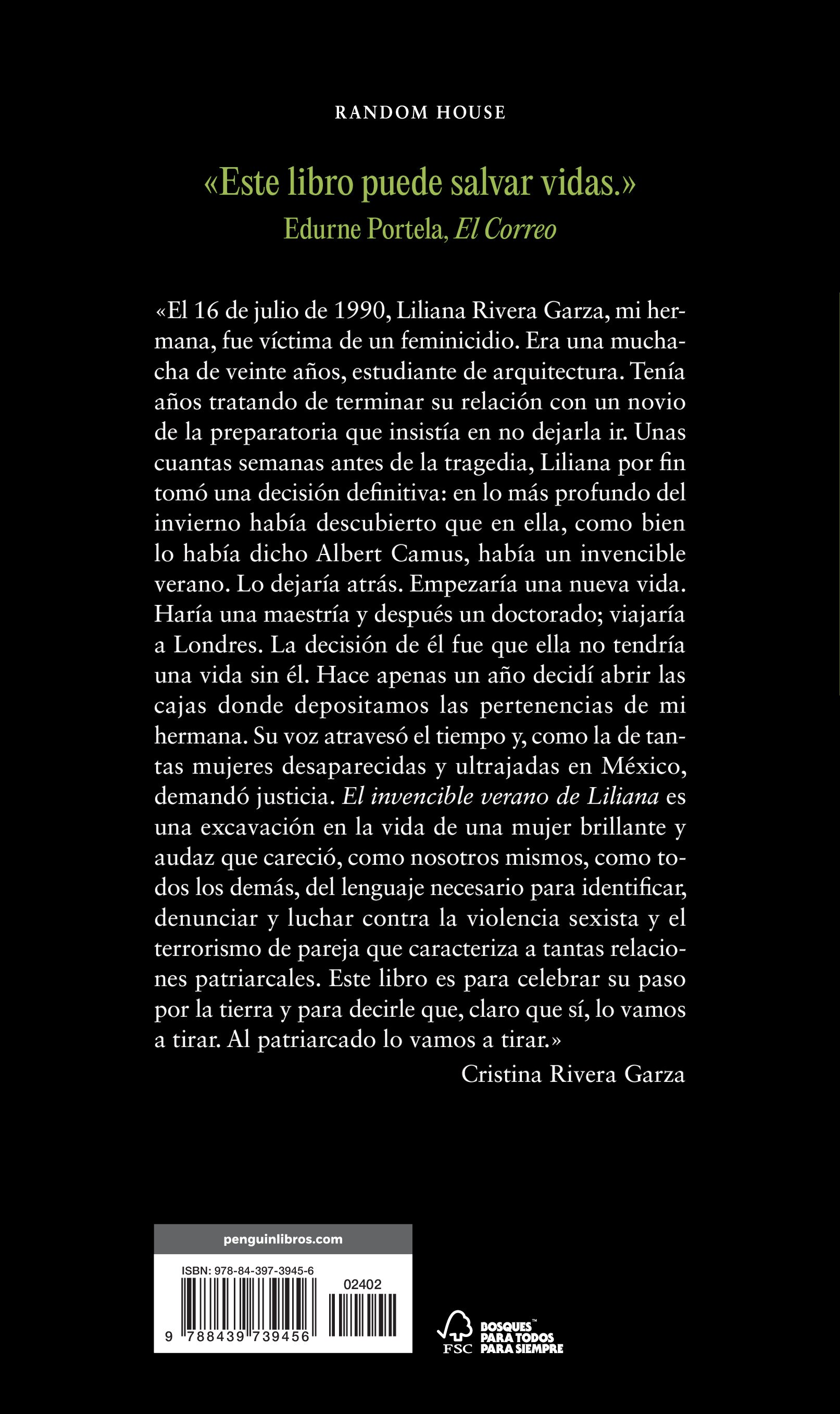 El invencible verano de Liliana  (Tapa blanda) 2