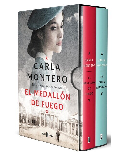 Pack Carla Montero con: El medallón de fuego | La tabla esmeralda (Capa dura) 1