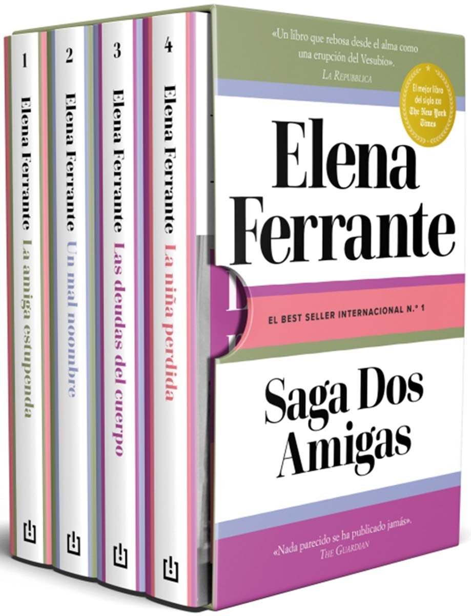 Imagen 0 de Saga Dos amigas (La amiga estupenda | Un mal nombre | Las deudas del cuerpo | La niña perdida)  (Tapa blanda)